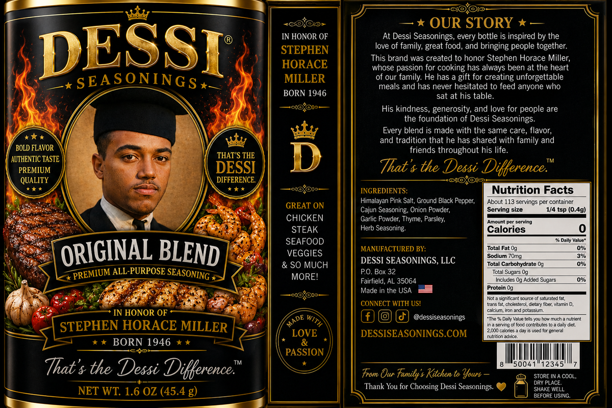 Dessi's Seasonings – Premium All-Purpose Seasoning Blend 4oz